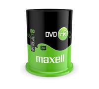 100 MAXELL DVD+R Blank DVD Disc 4.7GB 16x 120mins 275641 Cakebox