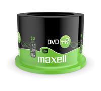 Maxell DVD+R 4.7 GB 16X 120 Min Video - 50 Pack in Silver Maxell Silver