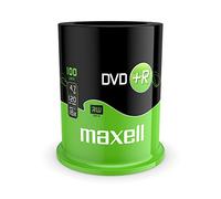 100 MAXELL DVD+R Blank DVD Disc 4.7GB 16x 120mins 275641 Cakebox
