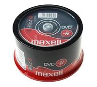 Maxell DVD-R 4.7 GB 16X 120 Min Video - Matt Silver (50 Disk Pack - Spindle)
