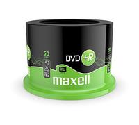 Maxell DVD+R 4.7 GB 16X 120 Min Video - Matt Silver (50 Disk - Spindle)