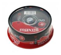 Maxell DVD-R 4.7GB 16x 25-Pack 4.7GB DVD+RW Virgins 4.7GB DVD-R 120mm 0.74 μm 1.2 mm 1.5 cm