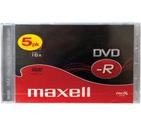 Maxell DVD-R 5 Pack Jewel Case 5mm 16x Speed