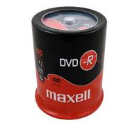 100 Maxell DVD-R 16x 4.7GB 120mins Blank DVD Media discs 275611 Cakebox