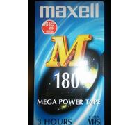 Maxell E180 (SP) Blank Tapes