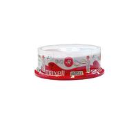 Maxell Full Face Printable 16x DVD-R 4.7GB - 25 Discs (276013) Spindle Tub