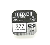 Maxell Genuine/Original Button Cells 377 / Sr626sw / Ag4 / 626 / Coin Cell/Button Cell (Ideal use for your torches, watches, calculators, cameras, remote, toys, and lots more)