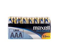 Maxell LR03 AAA Batteries AAA Pack de 32 pilas gold