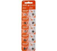 Genuine Maxell LR41 AG3 192 Alkaline 1.5v Battery (Pack of 10)