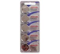 Maxell MACR2032-5 Lithium Button Cell Battery (3V, Blister Pack of 5)
