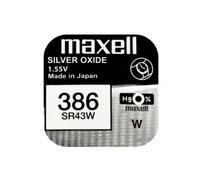 Maxell Maxell 386 Cell Battery 1 pcs. SR43W-M - Unisex