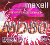 Maxell MD 80 - MiniDisc - 1 x 80min