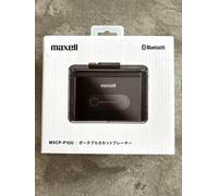 maxell MXCP-P100 BK Bluetooth Compatible Portable Cassette Player Black