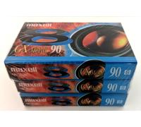 Maxell P5-90GX Metal 3 PACK Camcorder Video Tape 8mm PAL SECAM NEW & SEALED