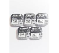 Maxell Watch Battery Button Cell SR726SW 397 (Pack of 5 Batteries)