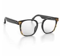 MAXERICH Smart Glasses for Women Men - Audio Glasses with Photochromic | Bluetooth Glasses Color-Changing Lenses,Open Ear Sound Speaker,Magnetic Charging,Music/Calls,Blue Light Glasses,Leopard Brown