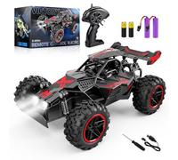 Maxesla Remote-Control Car High Horsepower Big Remote Control Cars Off Road 2WD PVC Full-Frame 20+KM/H Fast RC Car for Adults Kids On/Off Light Toddler RC Cars, Four-wheel Suspension