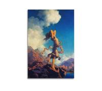 Maxfield Parrish Ecstasy Art Poster Artworks Canvas Room Aesthetic Wall Art Prints Home Modern Decor 24x36inch(60x90cm)