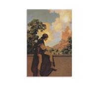 Maxfield Parrish Paintings Wall Art Poster Prints The Knave Of Hearts Room Aesthetic Print Art Wall Painting Canvas Modern Bedroom Decor Unframe 16x24inch(40x60cm)