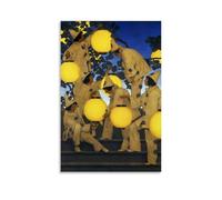 Maxfield Parrish,The Lantern Bearers Classic Posters Picture Print Wall Art Painting Canvas Artworks Idea Room Aesthetic 16x24inch(40x60cm)