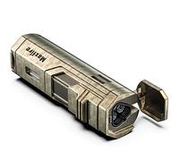 Maxfire Retro Triple Jet Flame Lighter Gas Butane Refillable, Adjustable Flame with Punch (Sold without Gas) …