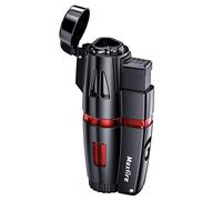 Maxfire Triple Jet Flame Torch Lighter Gas Butane Refillable, Sold without Gas
