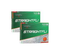 Maxfli StraightFli Golf Balls - Longer Straight Flight Distance (Matte Orange - 24 Balls)