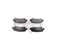 MAXGEAR 19-0449 Brake Pads Set Rear for Toyota Corolla