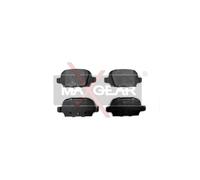 Brake pads Rear Axle 19-0451 MAXGEAR for FIAT ABARTH OPEL