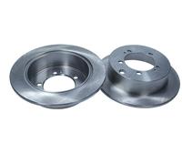 2x Brake disc Rear Axle solid 19-2437 MAXGEAR for MITSUBISHI CHRYSLER