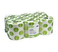 Maxima Green Toilet Roll White PK48