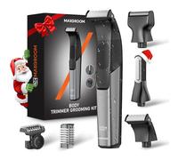 MAXGROOM 3-in-1 Body Hair Trimmer & Beard Trimmer for Men, 100 Mins Cordless Body Shaver for Pube, Waterproof Pubic Groin Hair Shaver for Men, Manscape Grooming Kit for Pubic Hair,Intimate,Ball,Back