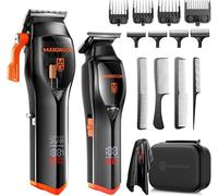 MAXGROOM Electric Hair Clippers Men, 2-in-1 Cordless Hair Trimmer 9000RPM Magnetic Levitation Professional Haircut Grooming Kit, 2000mAh Longer Battery Life Rechargeable Barber Clipper Set