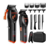 MAXGROOM Hair Clippers Men, Cordless Hair Trimmer Set with 9000 RPM Magnetic Motor, Ceramic & DLC Coated Blades, LED Display, Professional Home Haircut Set, Rechargeable Barber Clippers, Gifts for Men