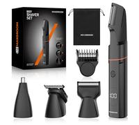 MAXGROOM Manscape 4 in 1 Body Hair Trimmer Men (Brown)