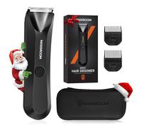 Maxgroom ManScape Body Hair Trimmer Men, Electric Razor for Pubic Hair, Ball Shaver with Stored Case, IPX7 Waterproof Body Groomer for Private Parts (Bronze)