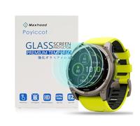 Maxhood 3Pack Screen Protector Compatible for Garmin Fenix 8 51mm Amoled/Fenix 8 51mm Solar, 9H Hardness Waterproof Clear Film Compatible for Fenix 8 51mm Amoled/Fenix 8 51mm Solar Watch
