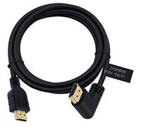 Maxhood 8K HDMI 2.1 Cable 6ft/1.8m, 48gbps High Speed 90 Degree Right Angle HDMI Male to Male Cable Support 8K 60Hz Video and 3D HDR for TV/Xbox /PS4 /PS5(M/M Right)