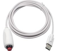 Maxhood Nurse Call Cord, Push Button Cord USB 2.0 Male Phone Plug Cable for Nurse Station Universal Replacement Call Cord, 9.8feet/3m