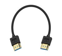 Maxhood Short 8K HDMI Cable 0.3M, Ultra Thin 8K HDMI 2.1 Cable, Slim &Soft, 48Gbps Silicone Male to Male Cord Compatible with Roku TV/HDTV/PS5/Blu-ray