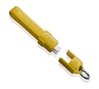 Maxhood Short USB C Cable Keychain, 80Gbps 240W 8K@60Hz USB C Short Cable, USB 4.0 Type C to Type C Cord for Iphone 16 15, Thunderbolt 4/3, Laptop, External SSD, in Yellow 13cm