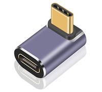 Maxhood USB C 90 Degree Adapter 40Gbps, 100W, 8K USB Type C Extender for Thunderbolt 4/3, HUB, Mobile Phone, Tablet (1Pack)