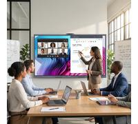 MAXHUB V6550 XBoard V7 65" Collaborative Display 65" all-in-one collaborative display with 4K UHD display, triple camera, intelligent audio and