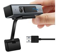 MAXHUB Webcam with Microphone for PC USB Camera FHD 1080p Streaming Webcam with Privacy Cover for Desktop & Laptop Conference Studying, Zoom, Skype, Compatible Windows, Mac Android Plug and Play