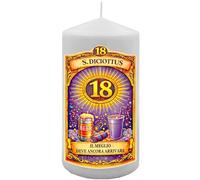 Maxi Candle Birthday 18 Years with Papyrus - Humorous Greeting Card - Maxi Size