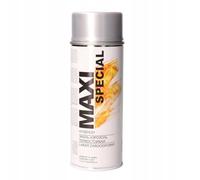 MAXI COLOR Heatproof Spray Paint Oven Paint Exhaust Paint Oven Paint 400 ml Spray Can Heat Resistant High Temperature Paint Economical (800 °C Silver)