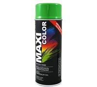 MAXI COLOR New Quality Spray Paint Spray Gloss 400 ml Universal Spray Nitro Cellulose Paint Spray Paint Quick Drying Spray Paint (RAL 6018 Yellow Green Glossy)
