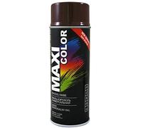 MAXI COLOR New Quality Spray Paint Spray Gloss 400 ml Universal Spray Nitro Cellulose Paint Spray Paint Quick Drying Spray Paint (RAL 8017 Chocolate Brown Glossy)