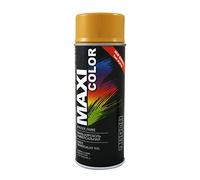 MAXI COLOR New Quality Spray Paint Spray Gloss 400 ml Universal Spray Nitro Cellulose Paint Spray Paint Quick Drying Spray Paint (RAL 1004 Golden Yellow Glossy)