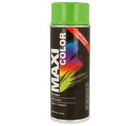 Maxi Colour Yellow Green Glossy Spray Paint 400ml Multi Surface Metal Plastic